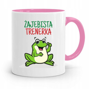 Dla Trenera Trenerki Siłownia Kubek Różowy