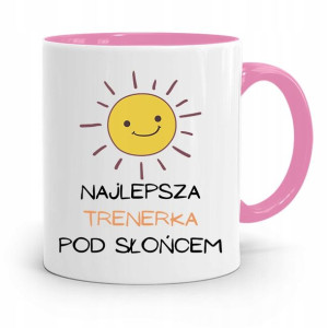 Dla Trenera Trenerki Siłownia Kubek Różowy