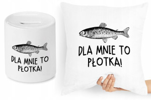 Dla Wędkarza Zestaw Poduszka + Skarbonka Prezent