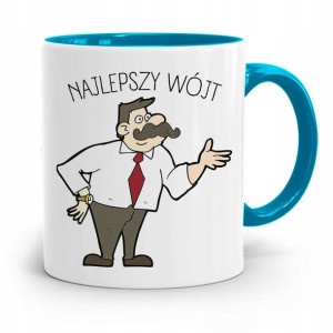 Dla Wójta Kubek Błękitny Prezent Najlepszy Wójt