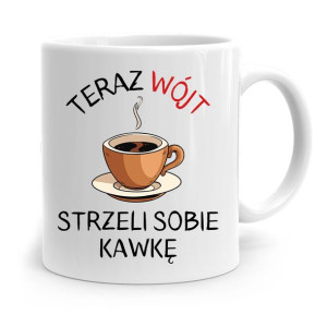Dla Wójta Kubek Na Prezent Strzeli Sobię Kawkę