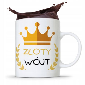 Dla Wójta Kubek Na Prezent Złoty Wójt