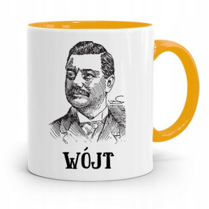 Dla Wójta Kubek Żółty Prezent Wójt