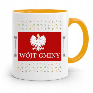 Dla Wójta Kubek Żółty Prezent Wójt Gminy