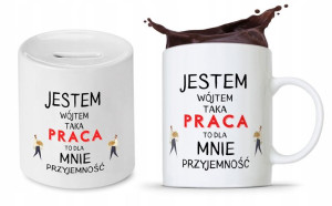 Dla Wójta Zestaw Kubek + Skarbonka Prezent