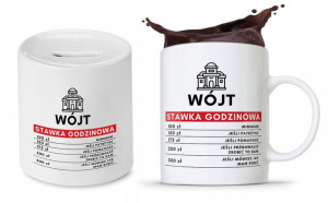 Dla Wójta Zestaw Kubek + Skarbonka Prezent