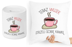 Dla Wujka Zestaw Poduszka + Skarbonka Prezent