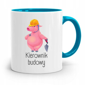 Kubek Błękitny Budowlańca Majster Kierownik Budowy