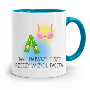 Kubek Błękitny Chłopaka Dwie Najważniejsze Reczy