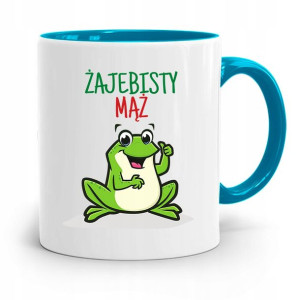 Kubek Błękitny Dla Chłopaka Żajebisty Mąż