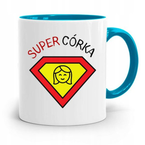 Kubek Błękitny Dla Córki Super Córka
