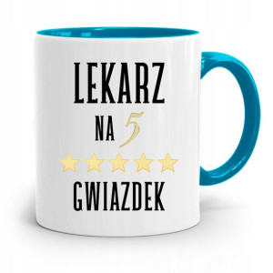 Kubek Błękitny Dla Doktora Lekarz Na Pięć Gwiazdek