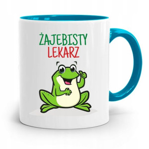 Kubek Błękitny Dla Doktora Żajebisty Lekarz