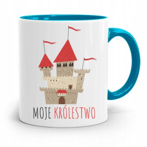 Kubek Błękitny Dla Dzieci Moje Królestwo +imię
