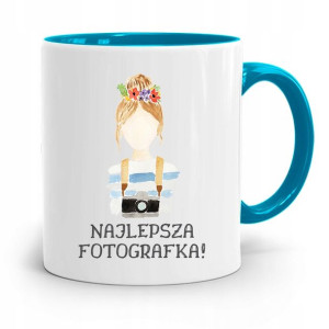 Kubek Błękitny Dla Fotografa Najlepsza Fotografka