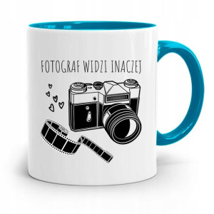 Kubek Błękitny Dla Fotografa Widzi Inaczej Prezent