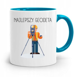 Kubek Błękitny Dla Geodety Najlepszy Geodeta