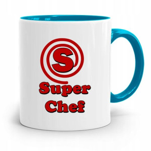 Kubek Błękitny Dla Kucharza Super Chef Prezent