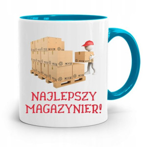 Kubek Błękitny Dla Magazyniera Najlepszy Prezent