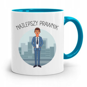 Kubek Błękitny Dla Prawnika Mecenasa Prezent