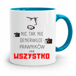 Kubek Błękitny Dla Prawnika Mecenasa Prezent