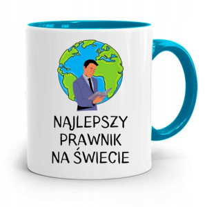Kubek Błękitny Dla Prawnika Mecenasa Prezent