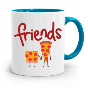 Kubek Błękitny Dla Przyjaciel Pizza Friends