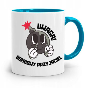 Kubek Błękitny Dla Przyjaciela Bombowy Przyjaciel