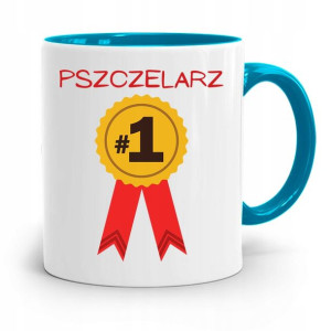 Kubek Błękitny Dla Pszczelarza Numer Jeden Prezent