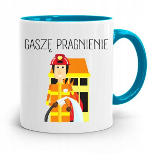 Kubek Błękitny Dla Strażaka Gaszę Pragnienie