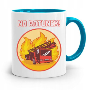 Kubek Błękitny Dla Strażaka Na Ratunek