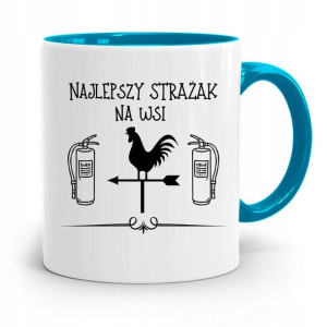 Kubek Błękitny Dla Strażaka Najlepszy Na Wsi