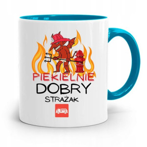 Kubek Błękitny Dla Strażaka Piekielnie Dobry
