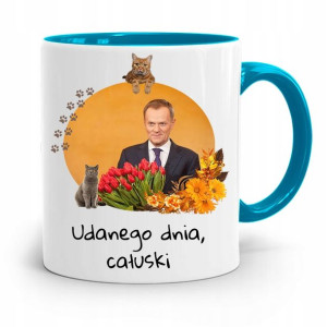 Kubek Błękitny Donald Tusk Po Platforma Prezent