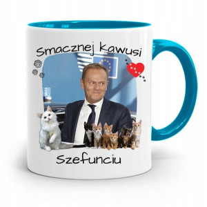 Kubek Błękitny Donald Tusk Po Platforma Prezent