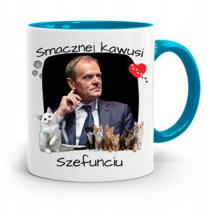 Kubek Błękitny Donald Tusk Po Platforma Prezent