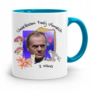 Kubek Błękitny Donald Tusk Po Platforma Prezent