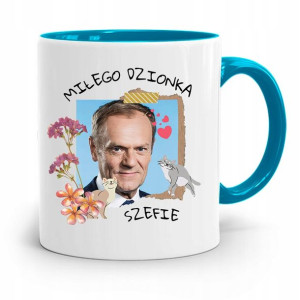 Kubek Błękitny Donald Tusk Po Platforma Prezent
