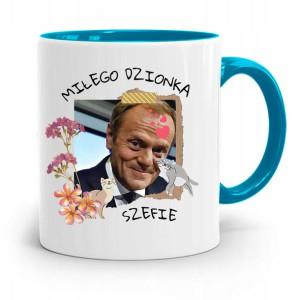 Kubek Błękitny Donald Tusk Po Platforma Prezent