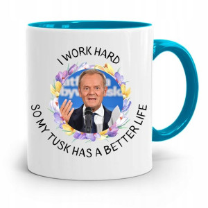 Kubek Błękitny Donald Tusk Po Platforma Prezent