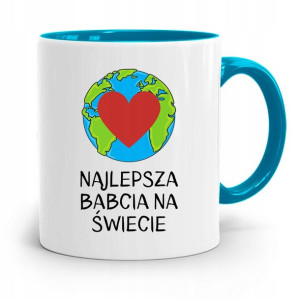 Kubek Błękitny Dzień Babci Najlepsza Babcia Świata
