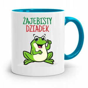 Kubek Błękitny Dzień Dziadka Dziadek Żajebisty