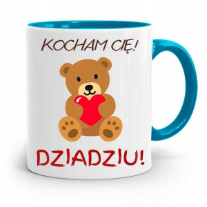 Kubek Błękitny Dzień Dziadka Kocham Cię Dziadku