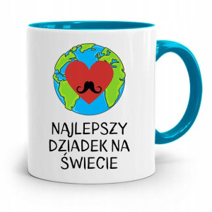 Kubek Błękitny Dzień Dziadka Najlepszy Dziadek