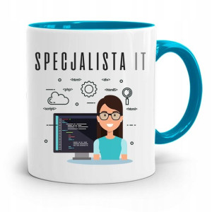 Kubek Błękitny Informatyka Specjalista It Prezent