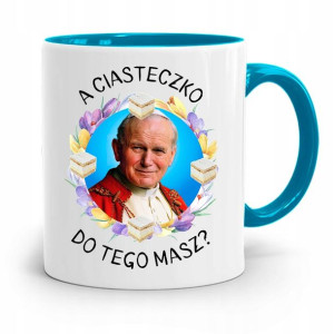 Kubek Błękitny Jan Paweł Ii Papież A Ciasteczko?