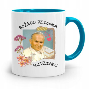 Kubek Błękitny Jan Paweł Ii Papież Bożego Dzionka