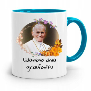 Kubek Błękitny Jan Paweł Ii Papież Grzeszniku