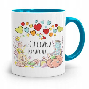 Kubek Błękitny Krawcowej Krawca Cudowna Krawcowa