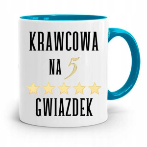 Kubek Błękitny Krawcowej Krawca Na 5 Gwiazdek